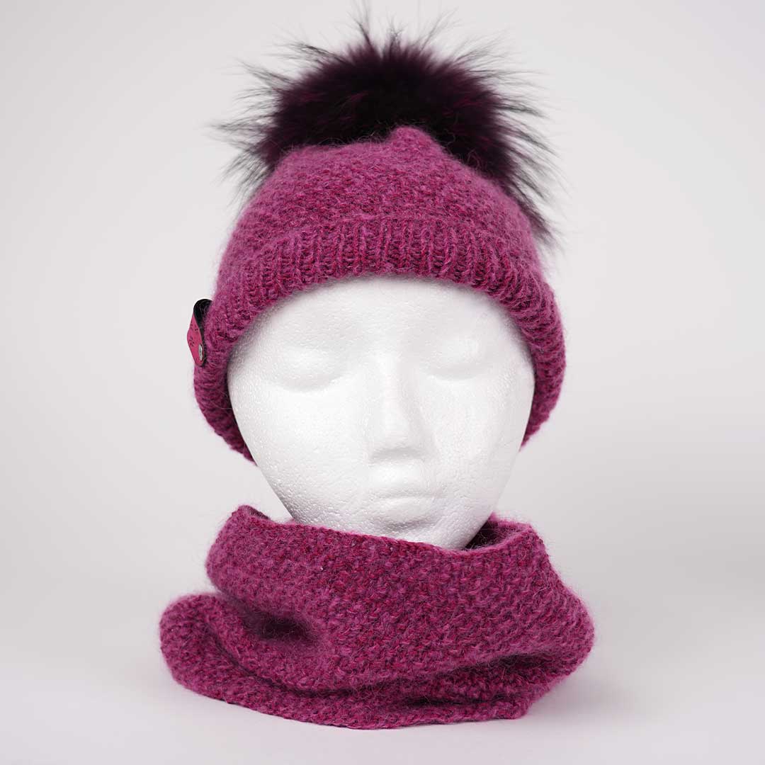 Les Tricopines Beanie and Cowl Kit – Diane