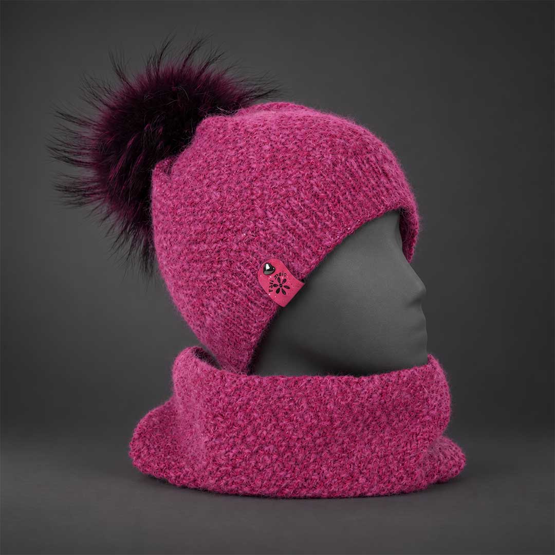 Les Tricopines Beanie and Cowl Kit – Diane