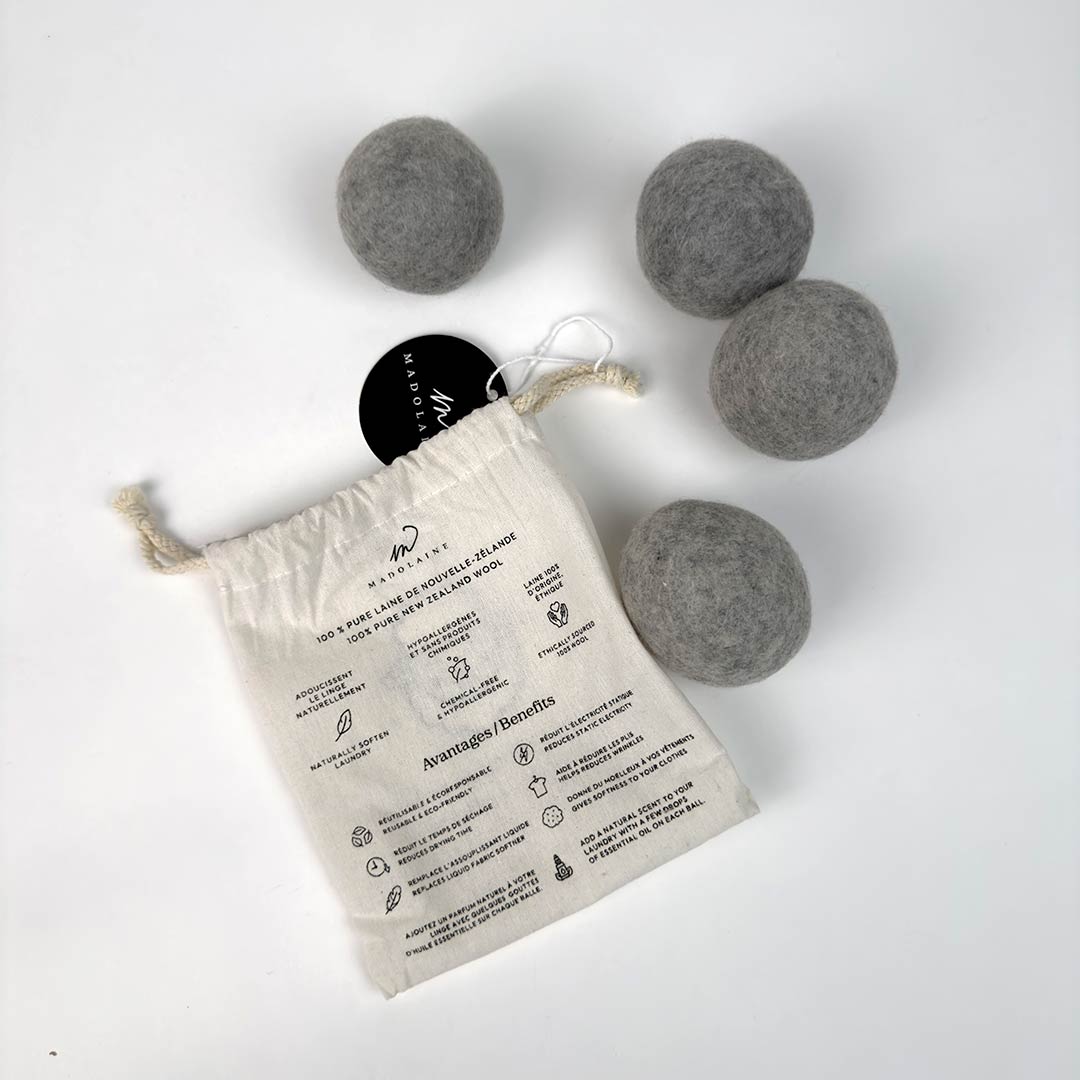 Madolaine drying balls - Pack of 4
