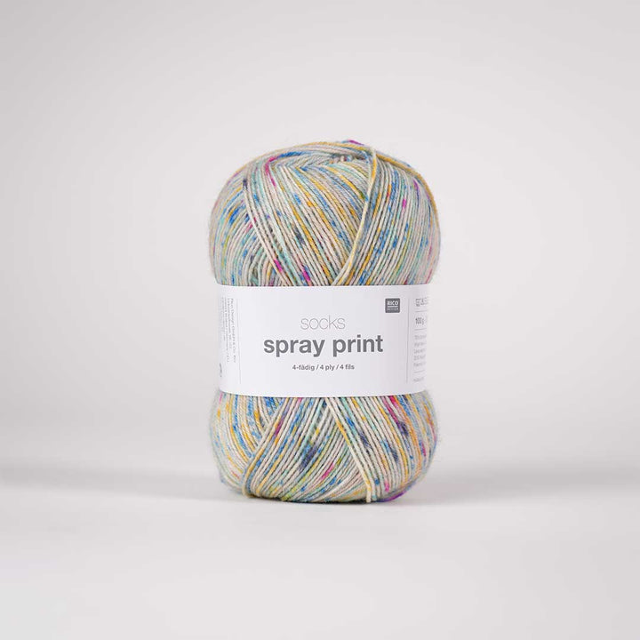 Socks Spray Print 4 ply