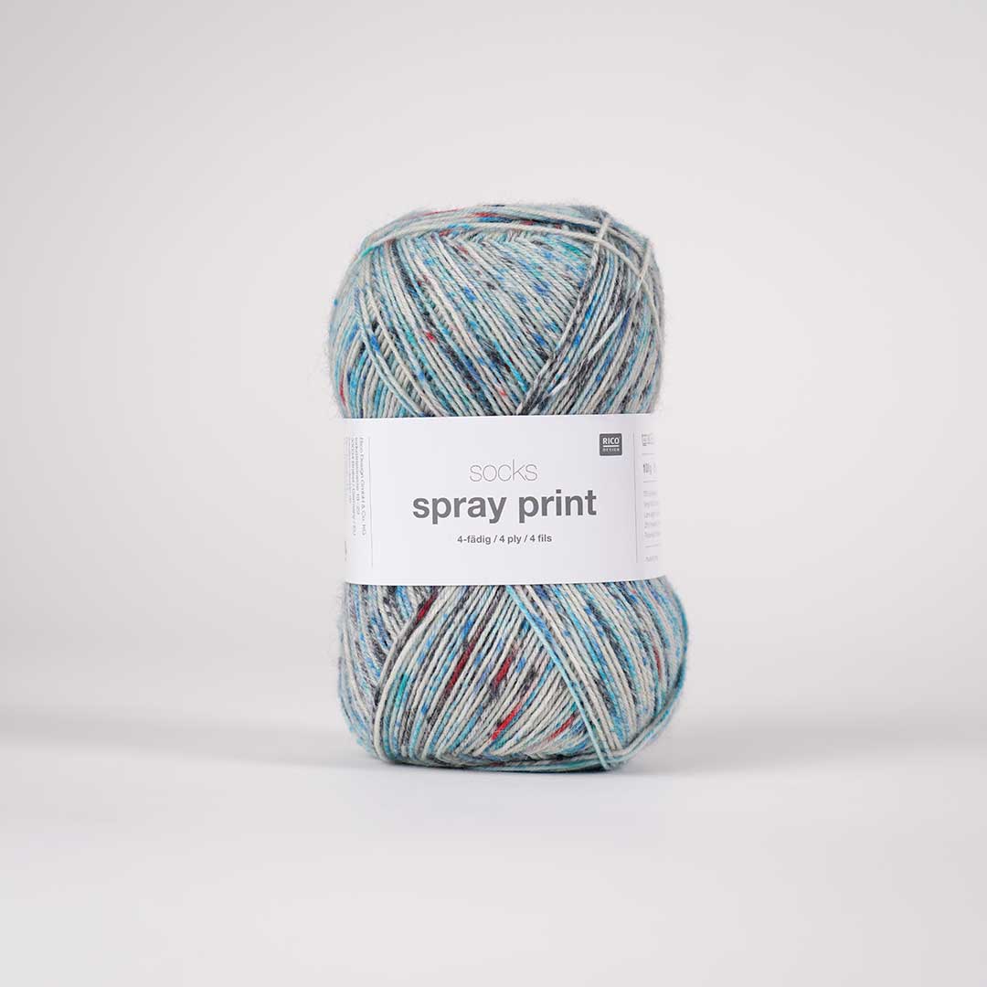 Socks Spray Print 4 ply