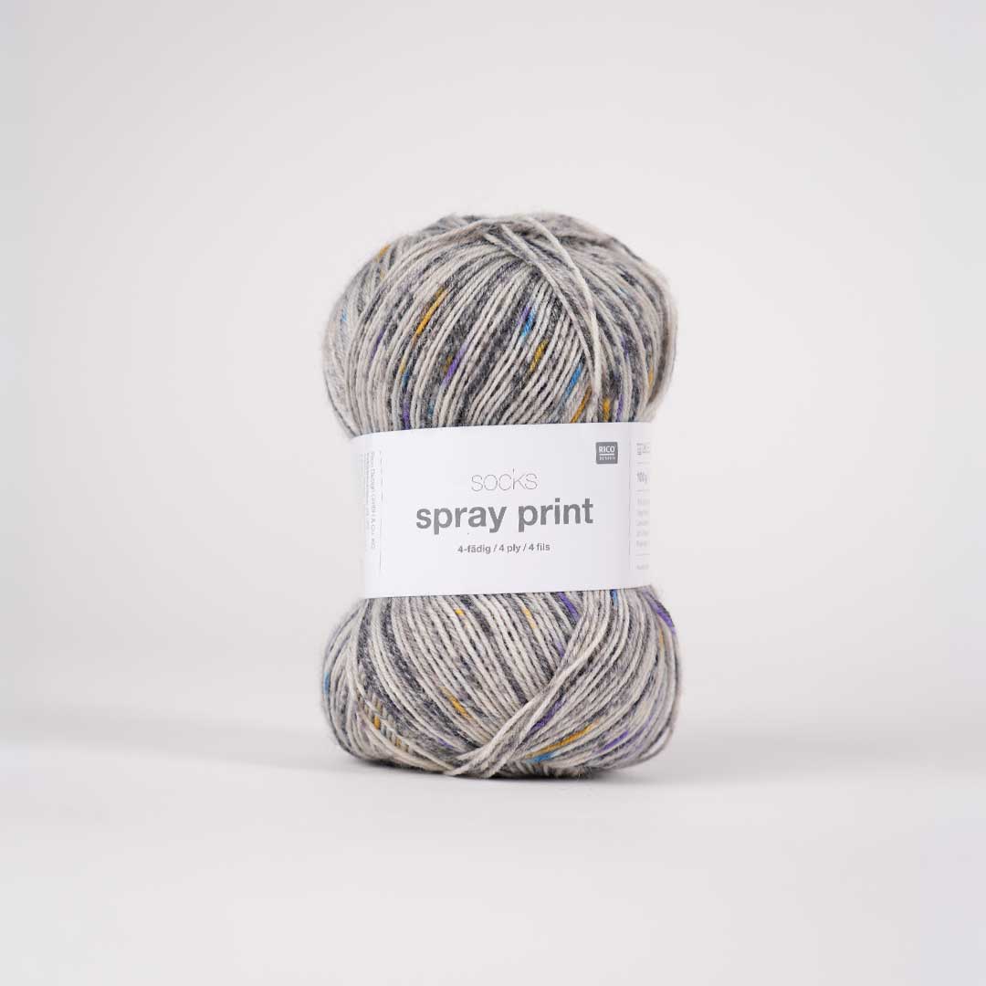 Socks Spray Print 4 ply