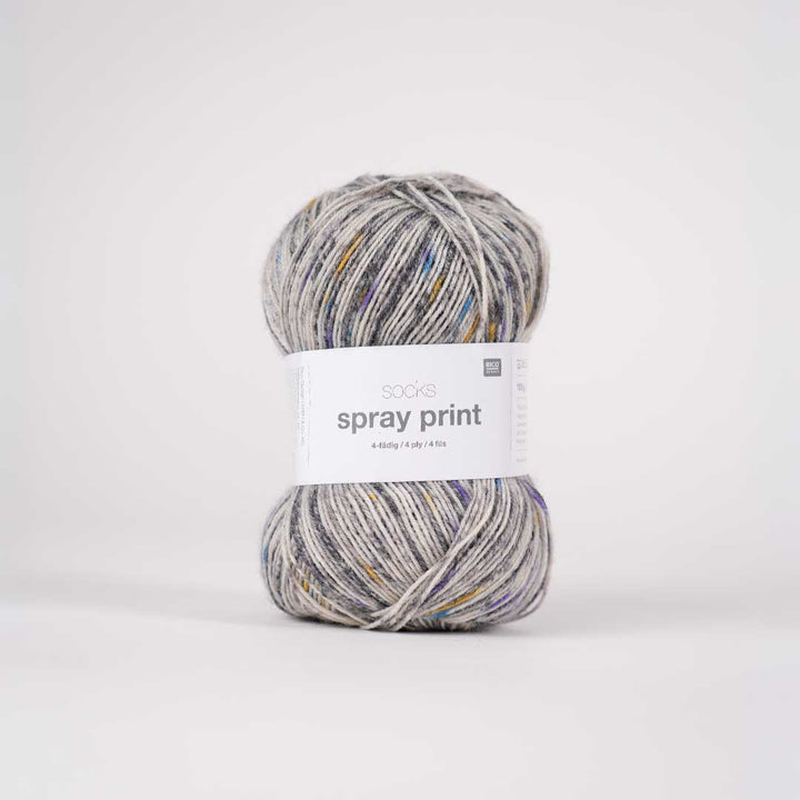 Socks Spray Print 4 ply