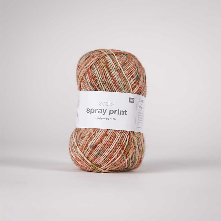 Socks Spray Print 4 ply