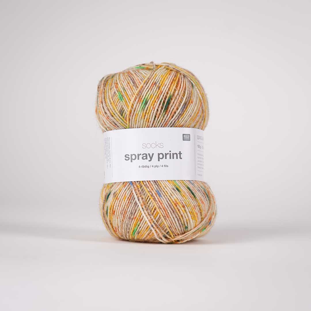 Socks Spray Print 4 ply