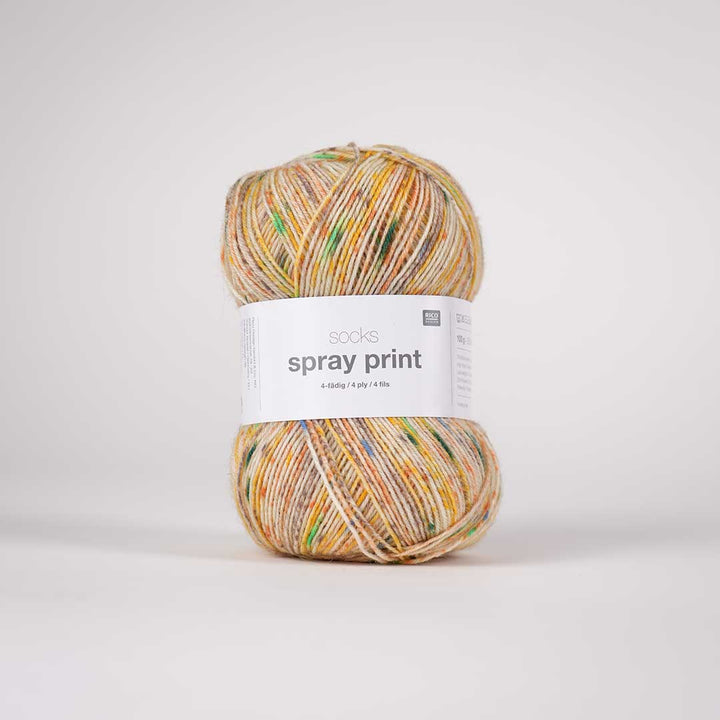 Socks Spray Print 4 ply