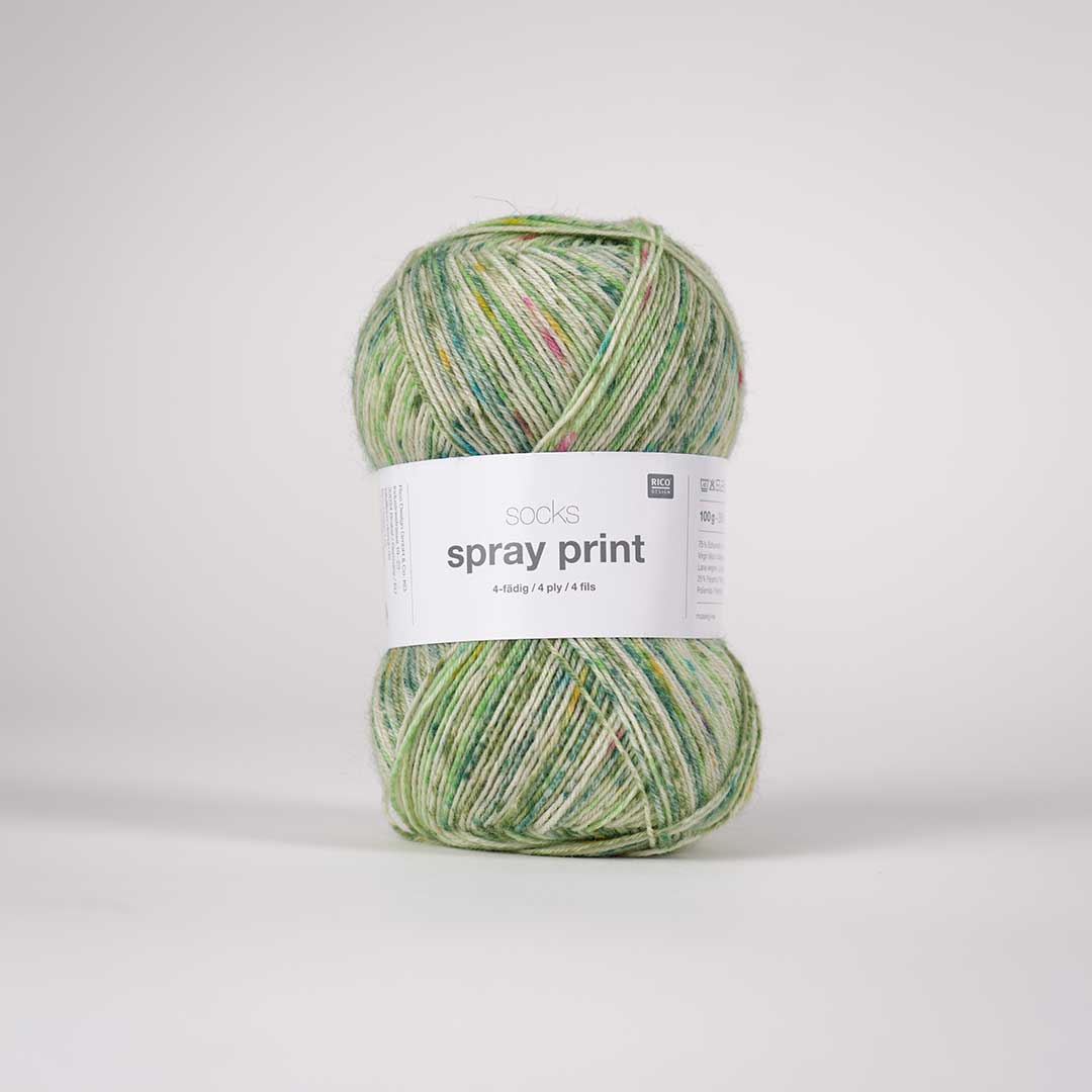 Socks Spray Print 4 ply