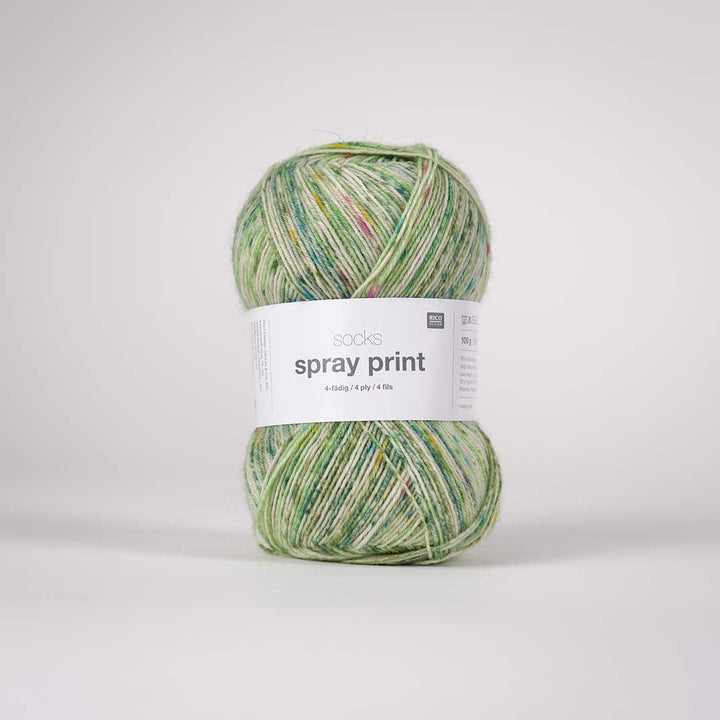 Socks Spray Print 4 ply