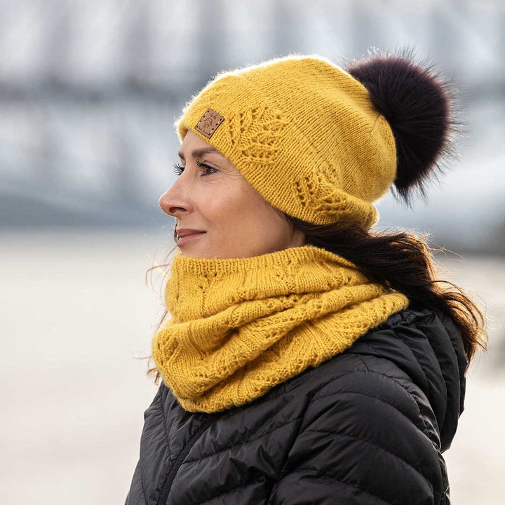 Sylvia beanie and neck warmer