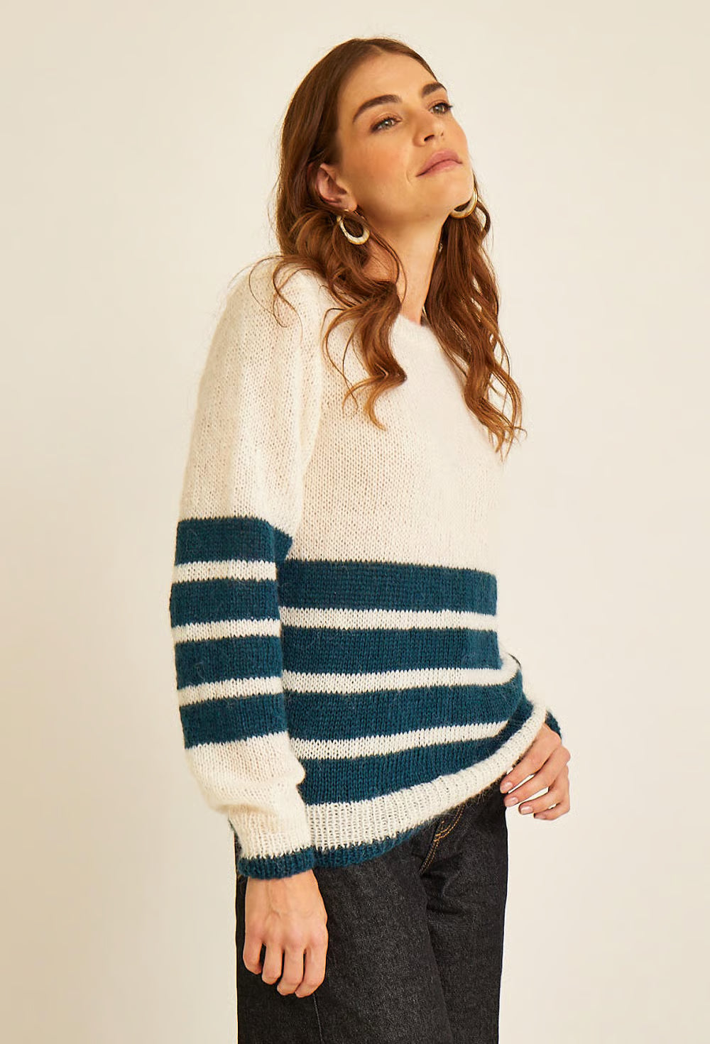 M6607 - Patron Pull marin Florie