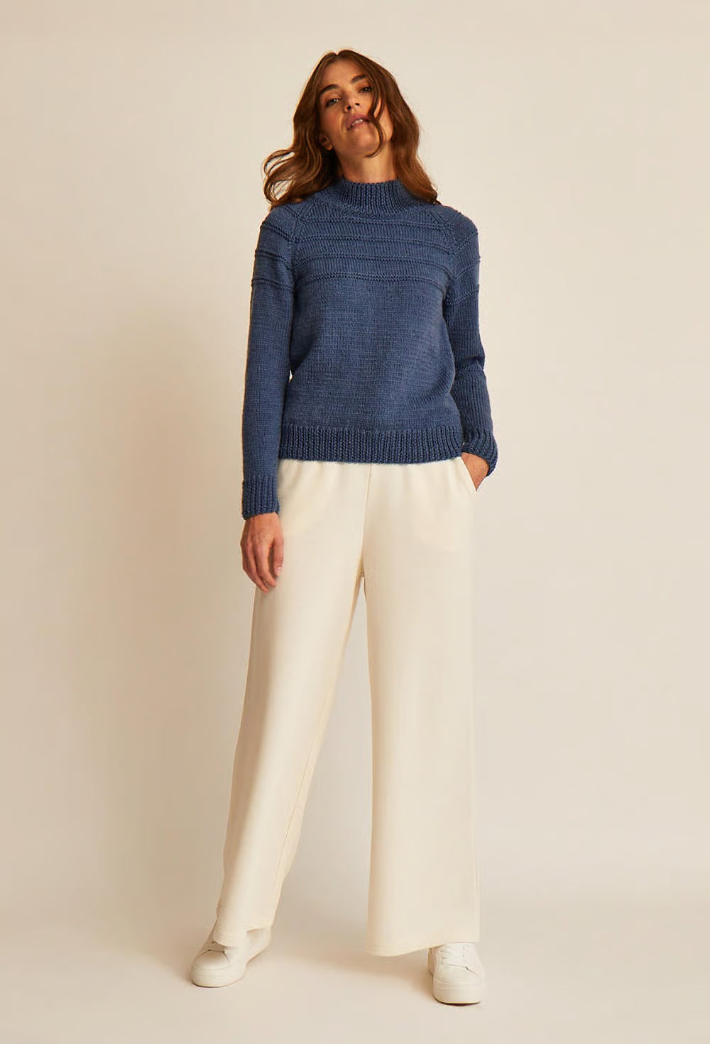 M6591 - Dana fancy raglan sweater