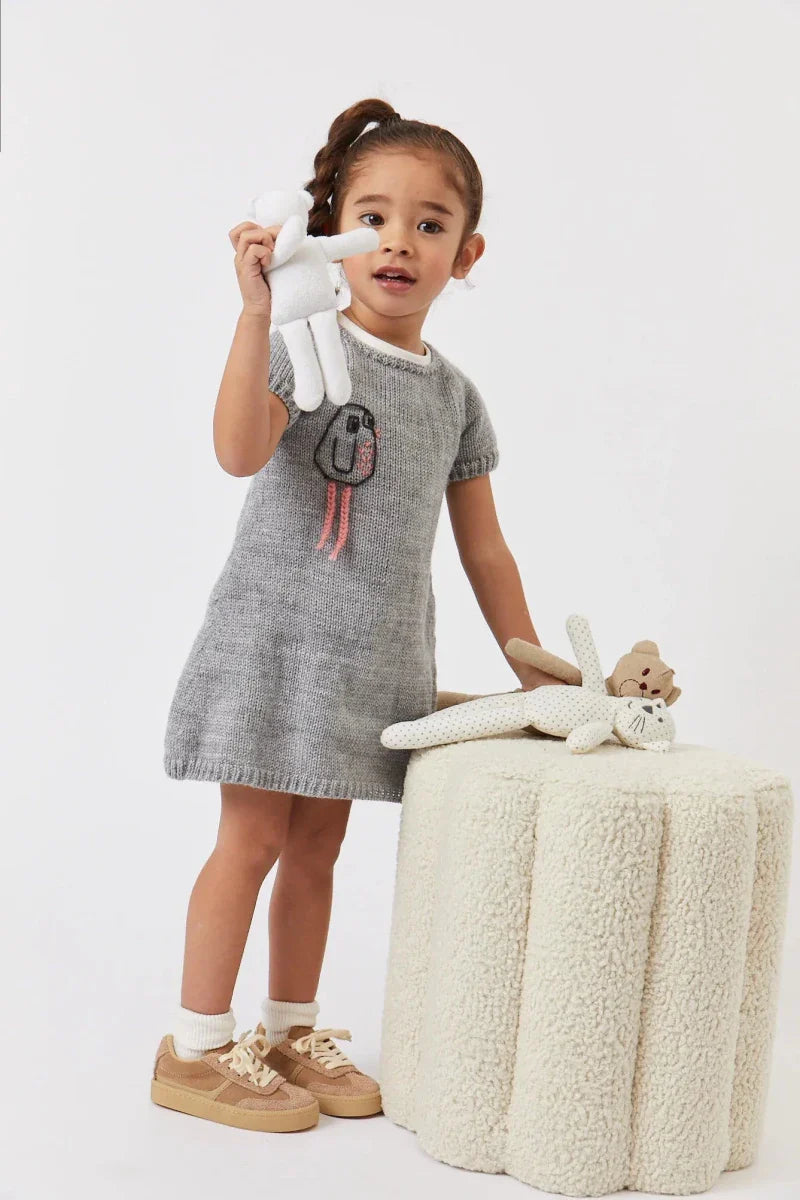 Bergère de France Canada - Bileaa short - sleeved embroidered dress