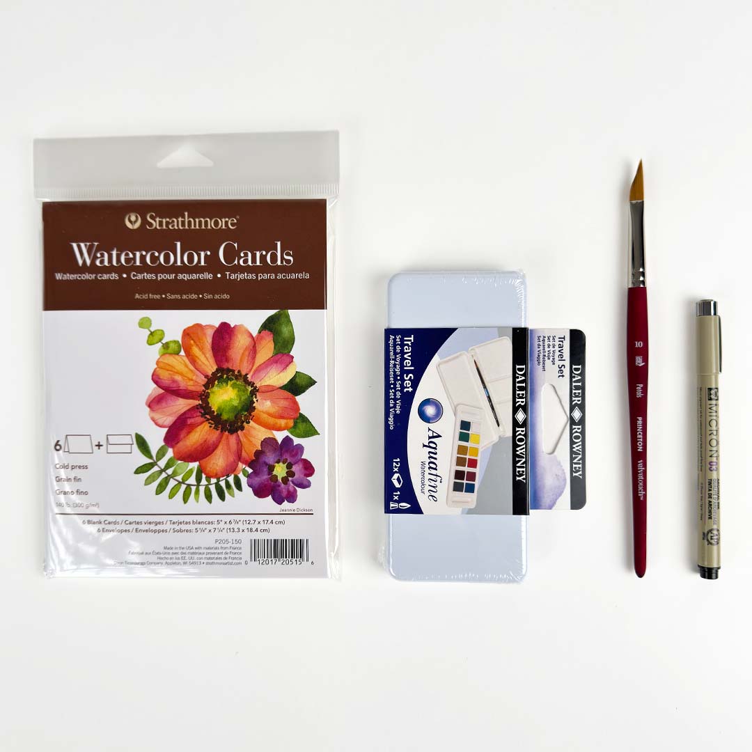 Cours en ligne : Fleurs du printemps à l'aquarelle