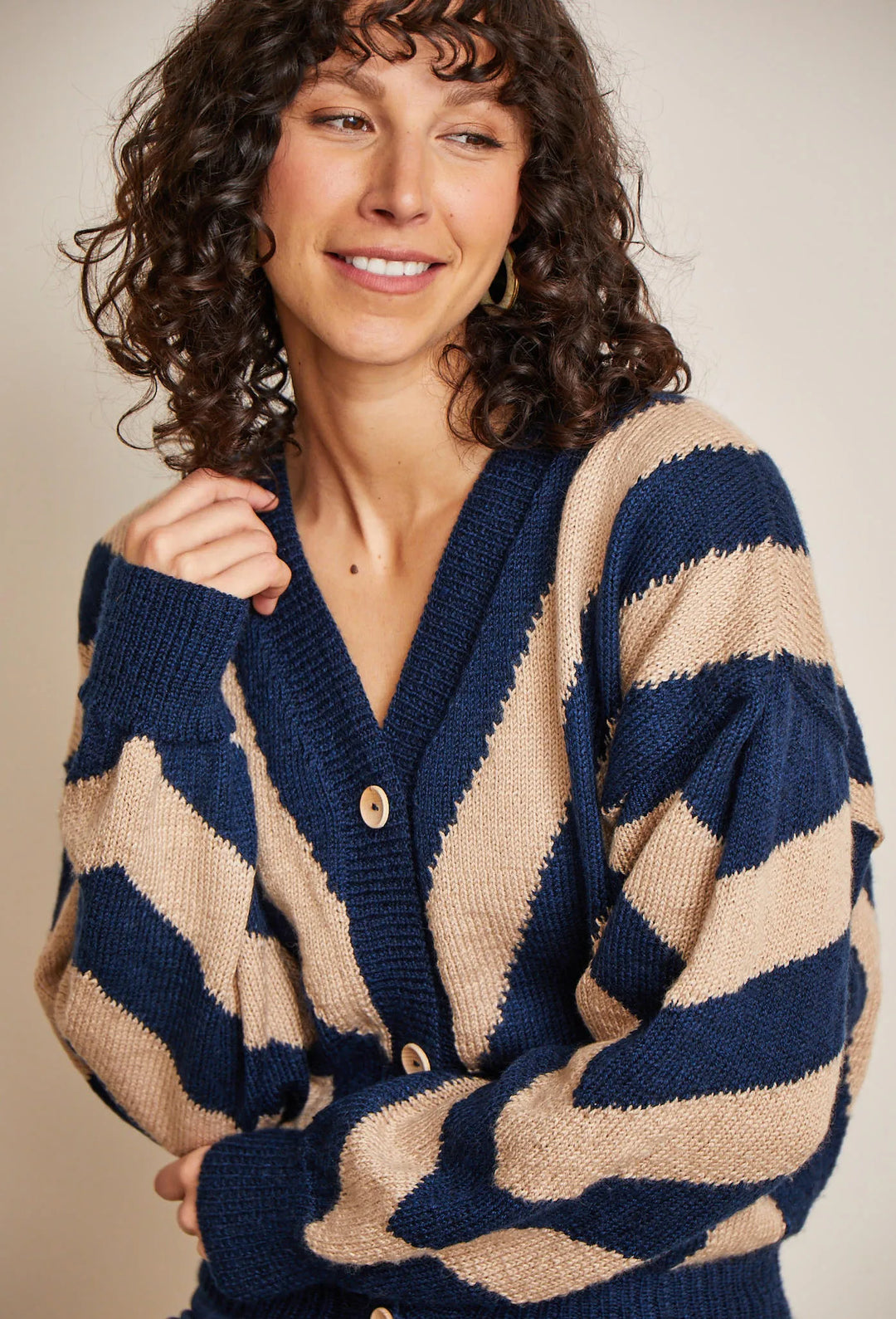 Gilet jacquard zébré Ines - M6467