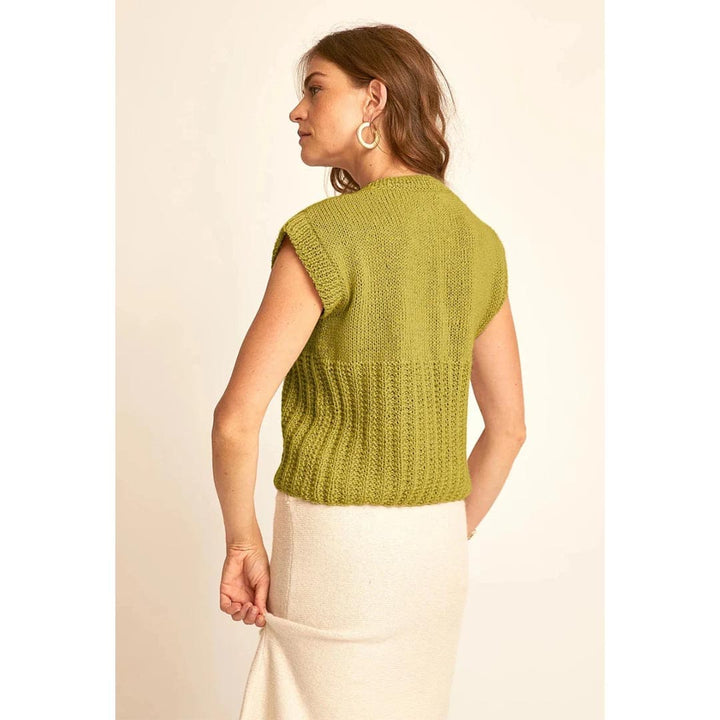 Patron Gilet sans manches point fantaisie Inoa - M6615