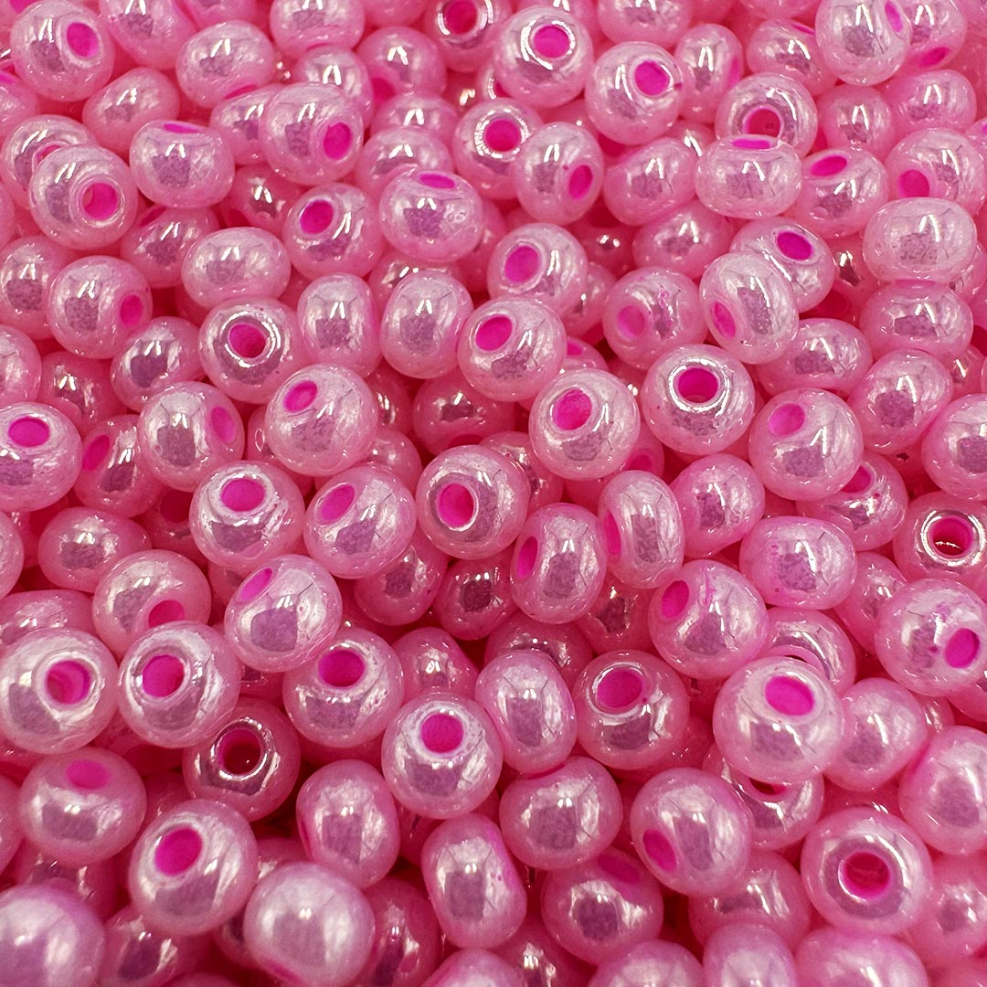 Bille Art Pissenlit Rose 16 mm - Bille fleur en verre rose Bille Art Pissenlit Rose 16 mm - Bille fleur en verre rose