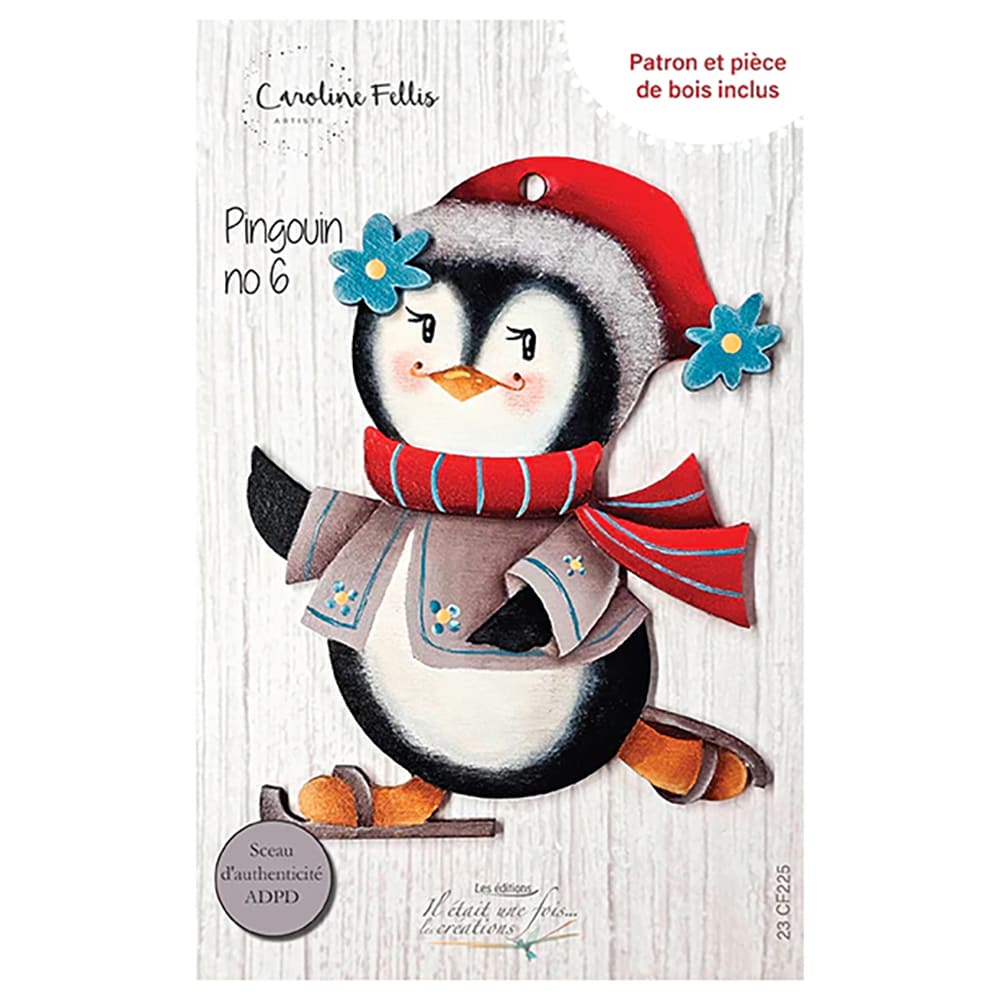 Pingouin de Caroline Fellis - Patron et pièce de bois inclus – Boutique ...