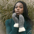 M Knitting Pattern - Felted mittens