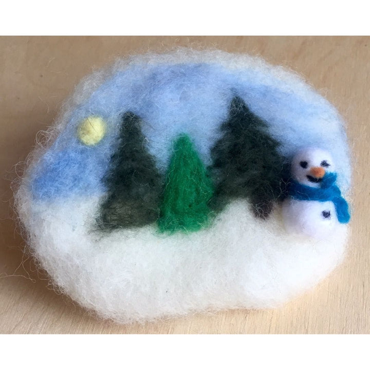 Feutrage à l'aiguille avec Sophie (Salon Olivier Bresse)