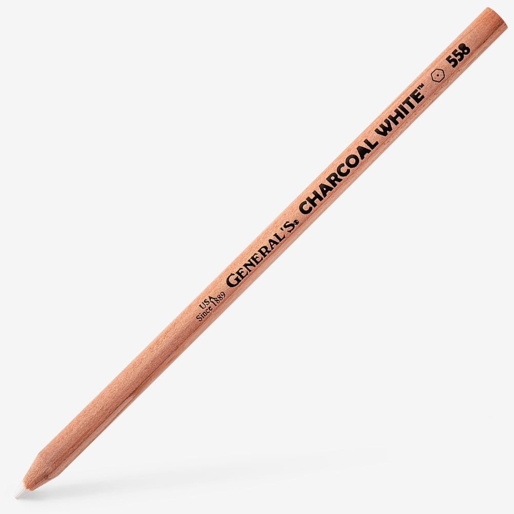 General's White Pencil - Charcoal White 558