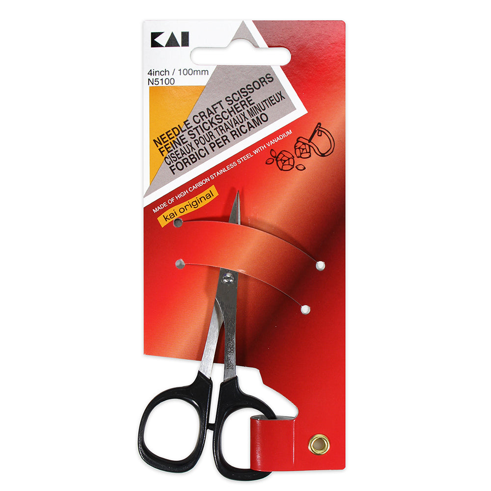 Embroderyu Scissors KAI  5100C 4" (10 cm) - 3695100