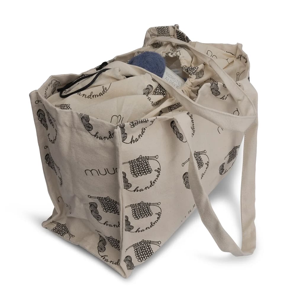 Stylish tote bag made from 100% recycled cotton - muud