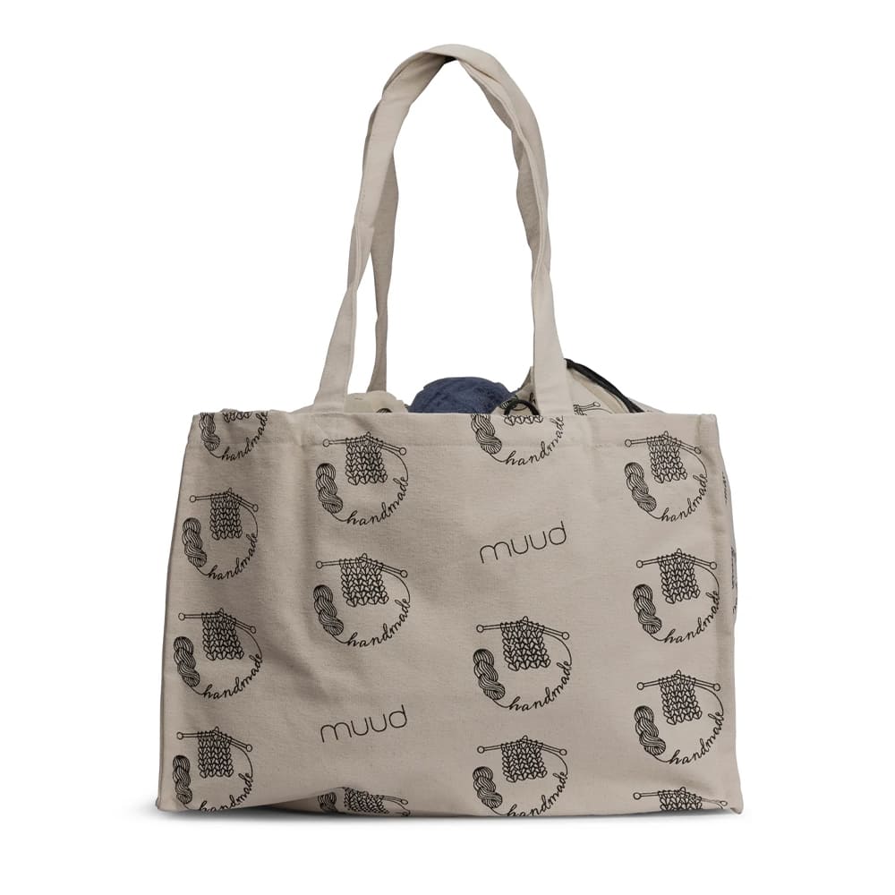 Stylish tote bag made from 100% recycled cotton - muud