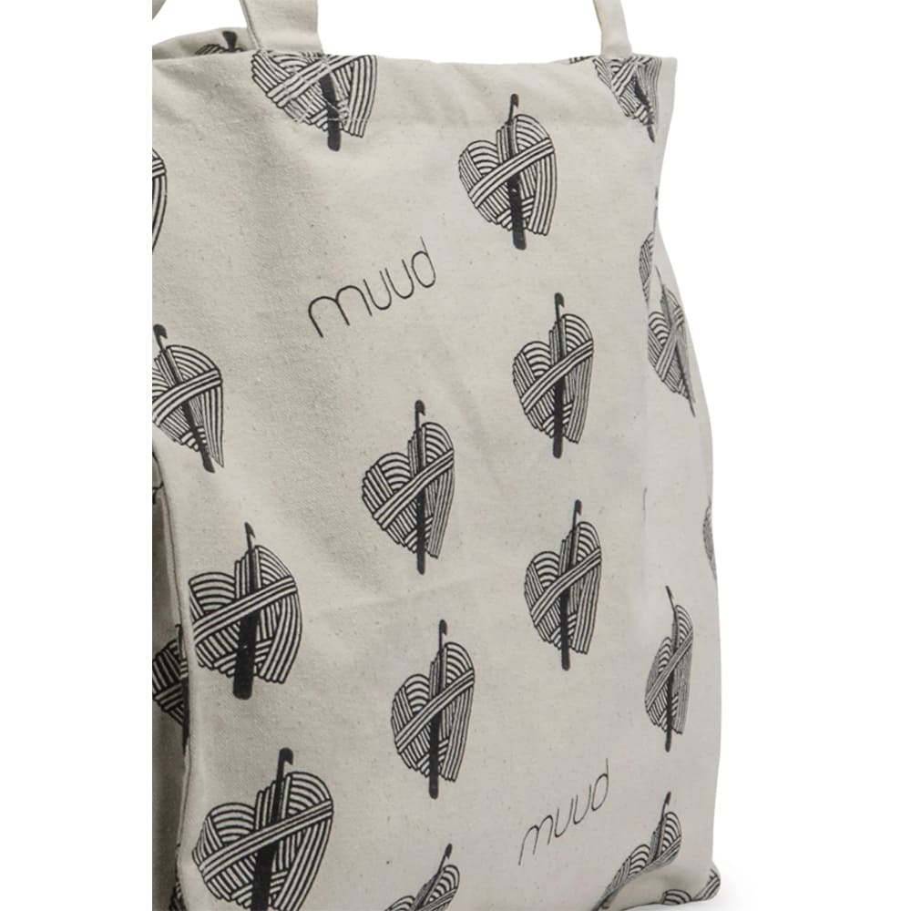 Stylish tote bag made from 100% recycled cotton - muud