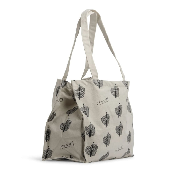 Stylish tote bag made from 100% recycled cotton - muud