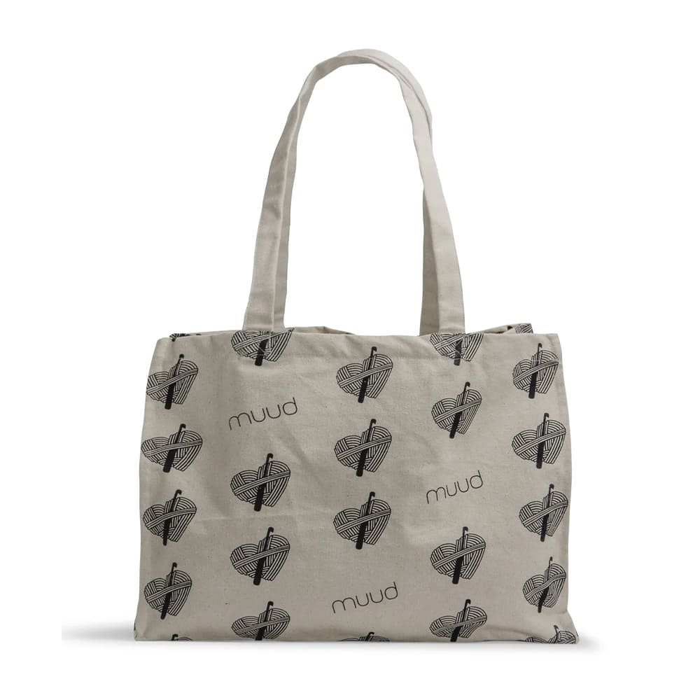 Stylish tote bag made from 100% recycled cotton - muud