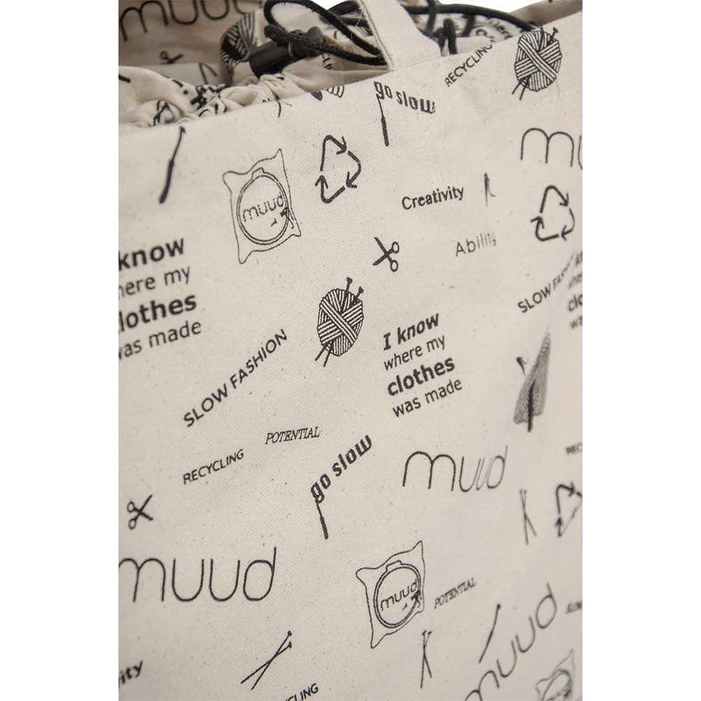 Stylish tote bag made from 100% recycled cotton - muud