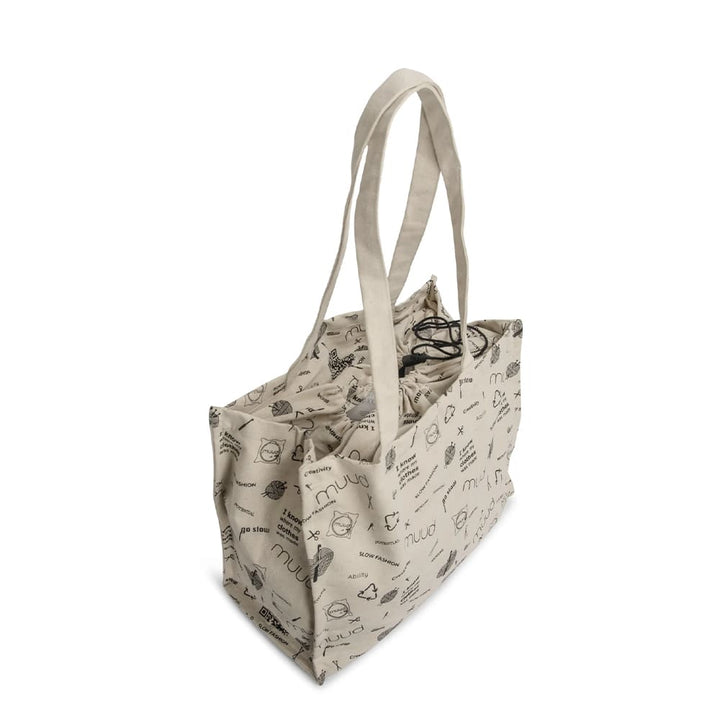 Stylish tote bag made from 100% recycled cotton - muud