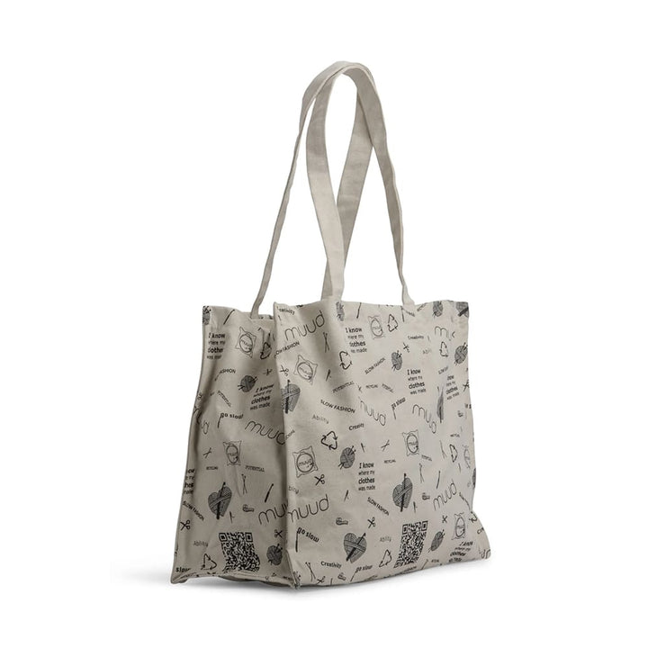 Stylish tote bag made from 100% recycled cotton - muud