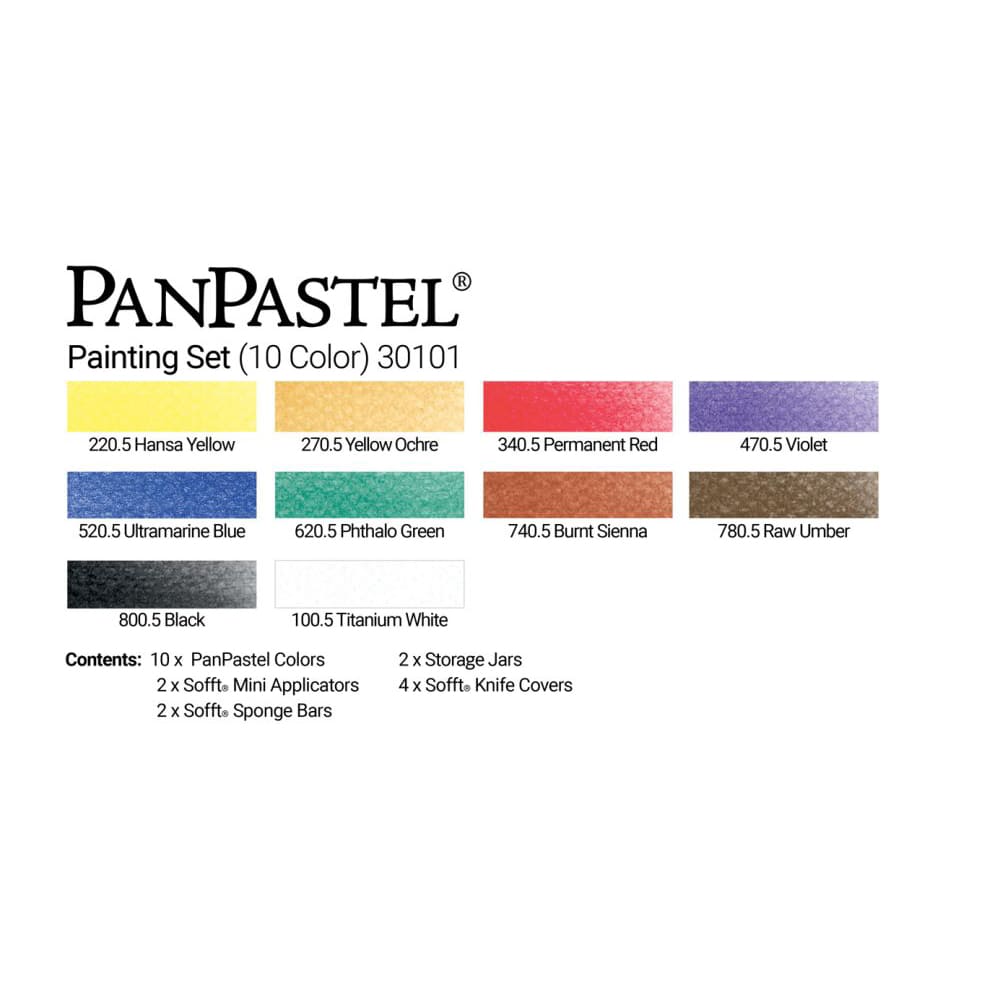 PanPastel Ensemble de 10 couleurs - 03