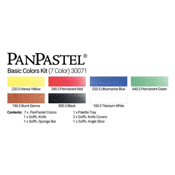 PanPastel Ensemble de 7 couleurs de base - 8030071