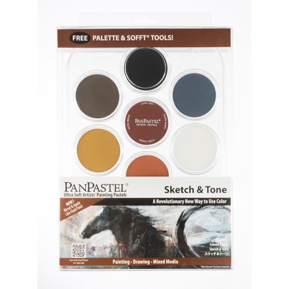 PanPastel Set of 7 sketch and tone colors - 8030074