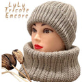 Patron Duo "Camille" tuque et snood au crochet
