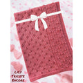 Patron Couverture pour bébé "Alina" au tricot