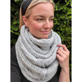 Patron Écharpe ou snood "Cosy" (mariage tricot et crochet tunisien)