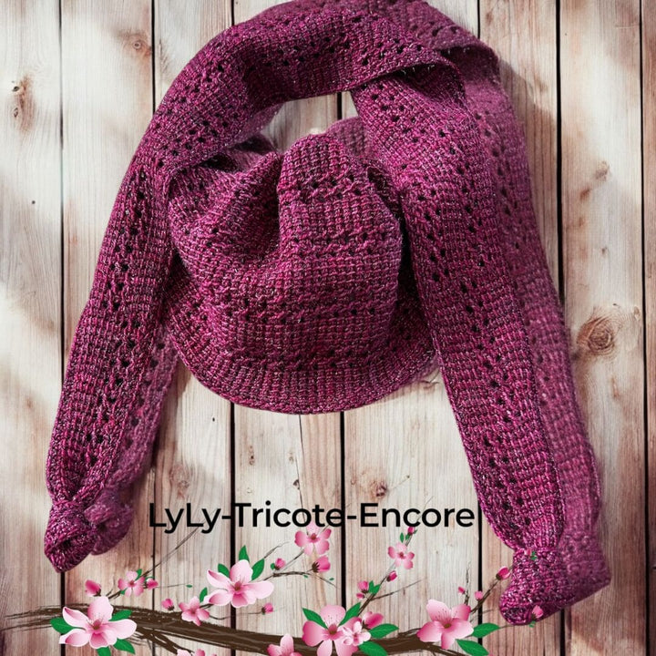 Ho Lala Tunisian hook scarf