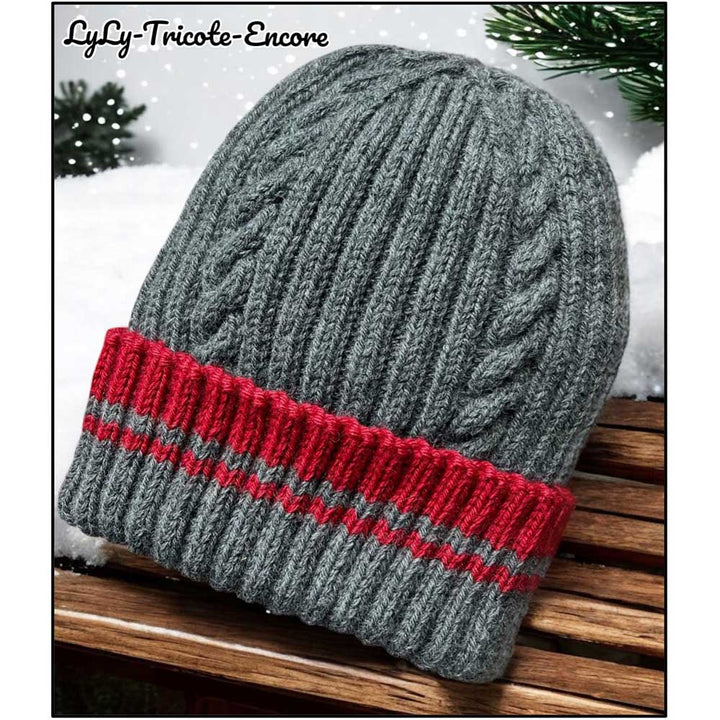 Michel beanie with lined brim