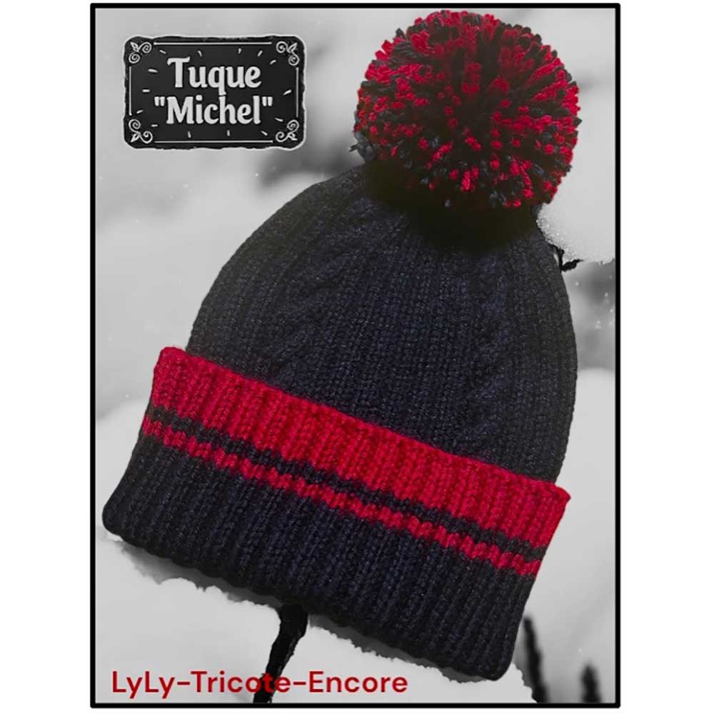 Michel beanie with lined brim