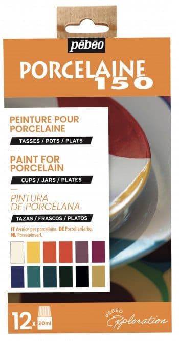 Set of 12 porcelain paints 150 Exploration 