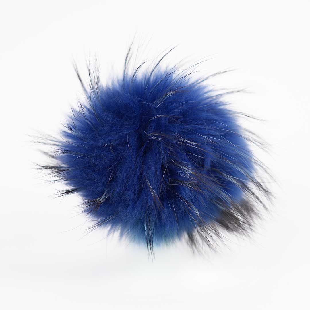 Pompon M en fourrure véritable
