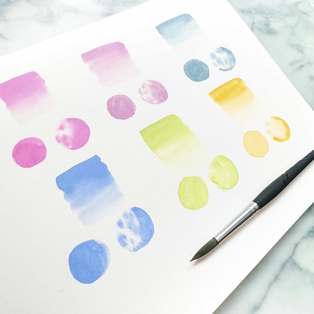 Watercolor Pastel Collection Set