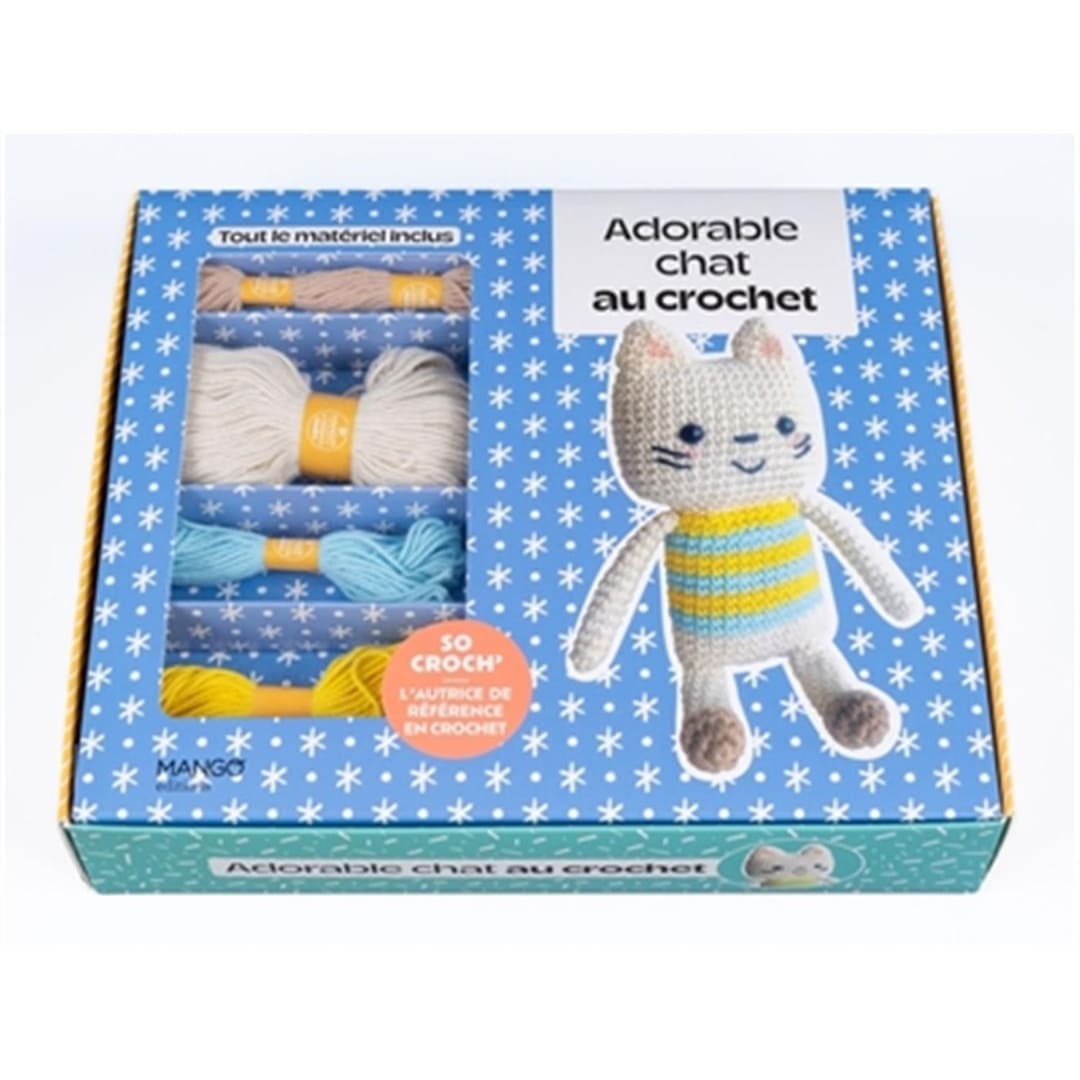 Coffret Adorable chat au crochet