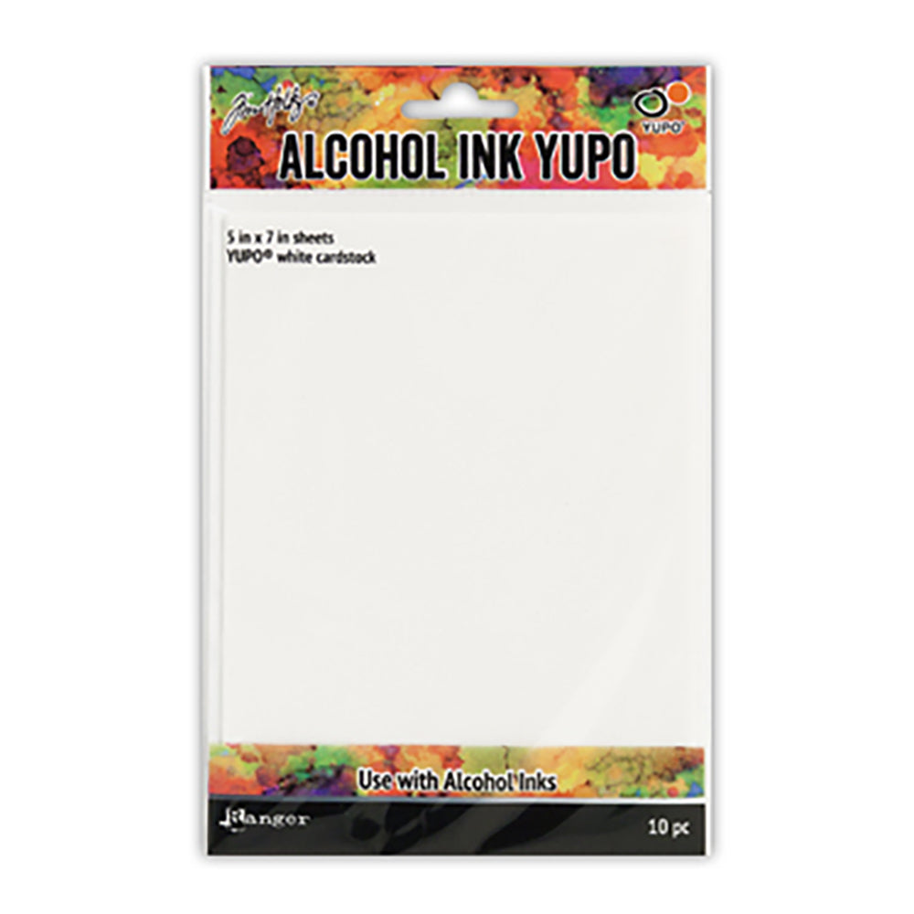 Carton blanc Yupo 5" x 7" pqt de 10 - TAC49715