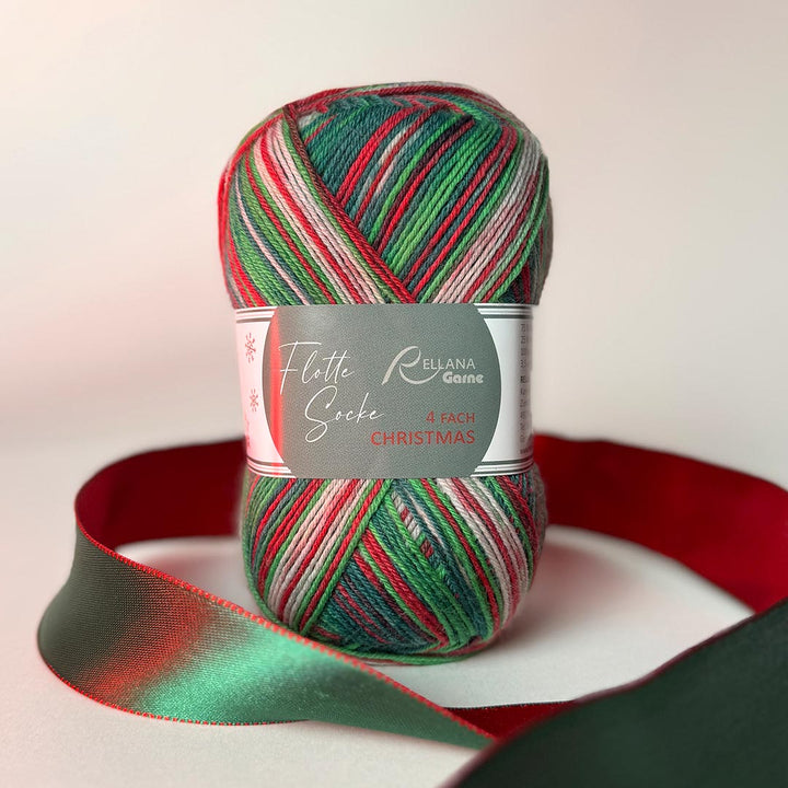 Flotte Sock de Noël 4 ply 2025