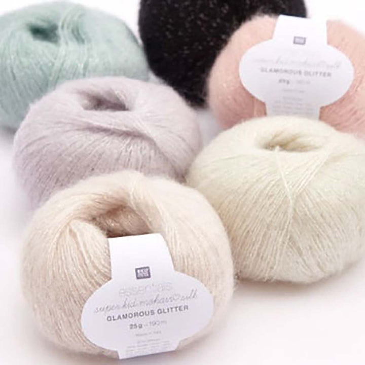Essentials Super Kid Mohair Loves Silk Glamorous Glitter