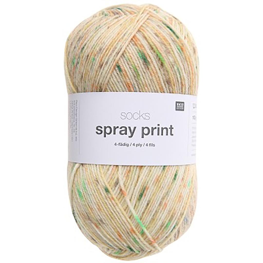 Socks Spray Print 4 ply